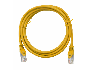 Patchcablu Cat.5 ecranat RJ45 galben 3m