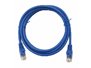 Patchcablu Cat.5 neecranat RJ45 albastru 0,5m