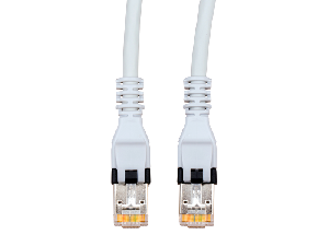 Patchcablu Cat.6a push pull ecranat RJ45 gri 10GB, LS0H, 10m