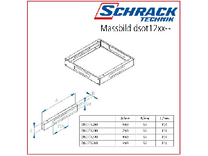 Profil adancime soclu 1000mm 1 pereche