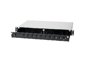 Splicebox FO gol pt 24 cuplori SC-Duplex, 1U, negru