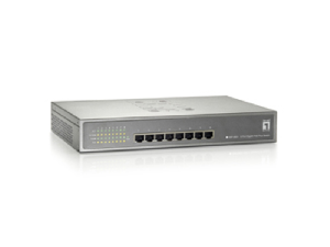 Switch 8xRJ45 10/100/1000 (PoE), Desktop, 123,2W