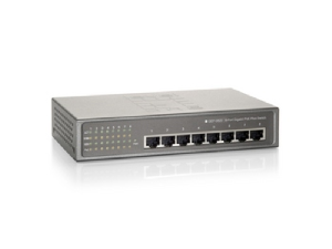 Switch 8xRJ45 10/100/1000 (PoE+), Desktop/Pe perete, 120W