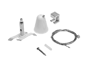 X-RAIL 3-circuit track system suspension kit - ceiling mount XAE-ZZWECLB-00