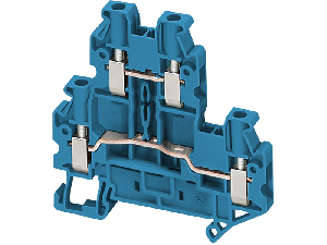 Bloc Terminal De Trecere Linergy6Mm² 41A Cu Un Nivel 1X1 Conex. Cu ArcAlbastru