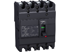 Intreruptor circuit Easypact EZC100H - TMD - 63 A - 4 coloane 3d