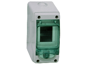 Mini-Carcasa Aparenta Kaedra - Ip 65 - 1 X 3 Module - Usa Transparenta