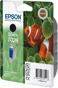 Epson - Cartus T026 Negru