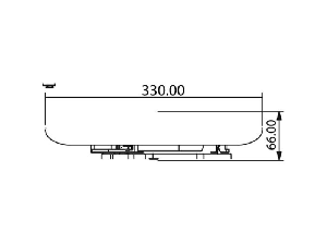 Corp de iluminat pentru tavan JADE 30W 3000K