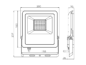 Proiector SL 50W SMD 3000K