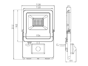 Proiector-PL 30W SMD 3000K