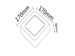 SMD-SRD 12W PANEL 4200K