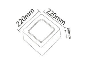 SMD-SRD 18W PANEL 3000K