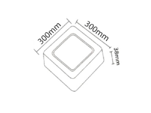 SMD-SRD 24W PANEL 3000K