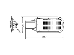 Lampa stradala cu LED 30W SMD 6000K