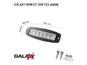 Proiector GALAXY MINI VG 18W 12/24V 6000K