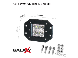 Proiector GALAXY WL VG 18W 12/24V 6000K