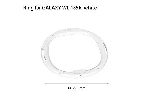 Inel pentru proiector  GALAXY WL 105R white