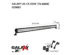 Proiector bara LED GALAXY LBL CS 300W 12/24V 6000K