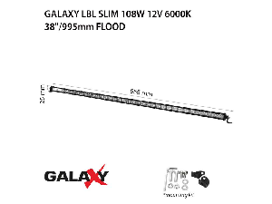 Proiector bara LED GALAXY LBL SLIM 108W 12/24V 6000K