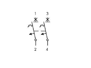 Intreruptor automat modular (MCB) AMPARO 6kA, B 6A, 2-poli