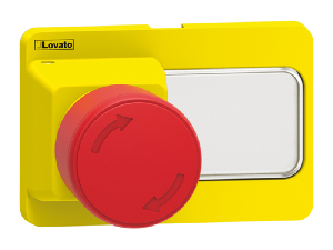 EMERGENCY STOP BUTTON. IP65 (4X). FOR SM1Z...P ENCLOSURES