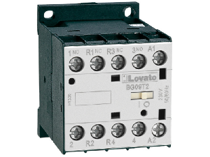 Contactor tetrapolar, DC bobina, 12VDC, 2NO AND 2NC