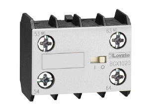 Contact auxiliar. SCREW TERMINALS, FOR BG SERIES MINI-CONTACTORS, 2NC