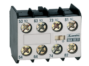 Contact auxiliar. SCREW TERMINALS, FOR BG SERIES MINI-CONTACTORS, 4NC