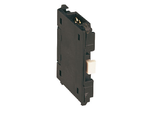 Contact auxiliar FOR FRONT LATERAL MOUNTING. FASTON TERMINALS, FOR BF SERIES CONTACTORS, 1NO OR 1NC REVERSIBLE
