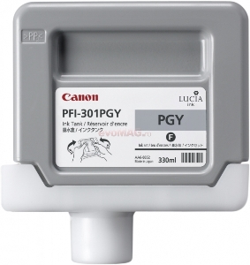 Canon - Cartus cerneala PFI-301GY (Gri)