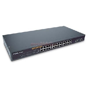 DLINK - 24x100BaseTX Rackmount Switch + 2x1000BaseT