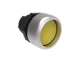 Push buton , diametru Ø22MM PLATINUM SERIES, SHROUDED, YELLOW