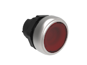 Buton luminos, diametru Ø22MM PLATINUM SERIES, FLUSH, RED