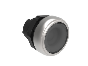 Buton luminos, diametru Ø22MM PLATINUM SERIES, FLUSH, TRANSPARENT