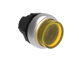 Buton luminos, diametru Ø22MM PLATINUM SERIES, EXTENDED, YELLOW