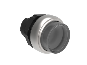 Buton luminos, diametru Ø22MM PLATINUM SERIES, EXTENDED, TRANSPARENT