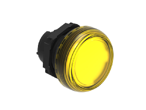 Cap lampa semnalizare Ø22MM PLATINUM SERIES, YELLOW. WITHOUT MOUNTING ADAPTER