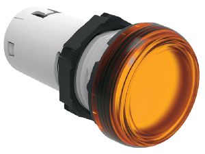 Lampa semnalizare cu LED, STEADY LIGHT Ø22MM PLATINUM SERIES, ORANGE, 120VAC