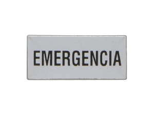 Eticheta cu text pentru LPX AU100 LEGEND HOLDER, EMERGENCIA