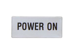 Eticheta cu text pentru LPX AU100 LEGEND HOLDER, POWER ON