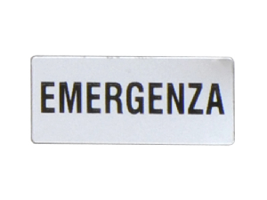 Eticheta cu text pentru LPX AU100 LEGEND HOLDER, EMERGENZA