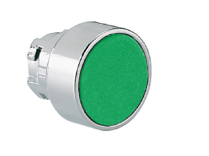 Push buton , diametru, Ø22MM 8LM METAL SERIES, FLUSH, GREEN