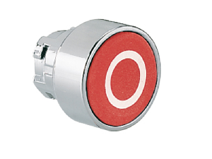 Push buton , diametru, WITH SYMBOL, Ø22MM 8LM METAL SERIES, FLUSH, STOP / RED
