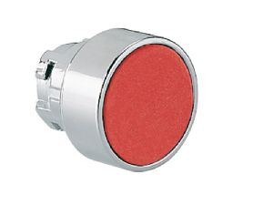 PUSH-PUSH BUTTON ACTUATOR, Ø22MM 8LM METAL SERIES, FLUSH, RED