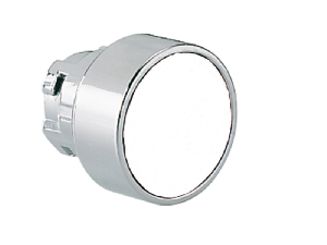 PUSH-PUSH BUTTON ACTUATOR, Ø22MM 8LM METAL SERIES, FLUSH, WHITE