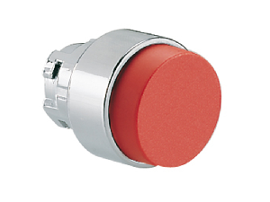 PUSH-PUSH BUTTON ACTUATOR, Ø22MM 8LM METAL SERIES, EXTENDED, RED