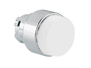 PUSH-PUSH BUTTON ACTUATOR, Ø22MM 8LM METAL SERIES, EXTENDED, WHITE