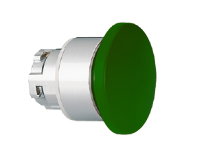 Cap buton ciuperca , Ø22MM 8LM METAL SERIES, diametru, Ø40MM. GREEN