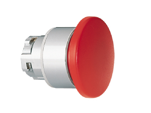 Cap buton ciuperca , Ø22MM 8LM METAL SERIES, diametru, Ø40MM. RED